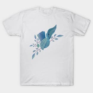 Cyan Bird T-Shirt